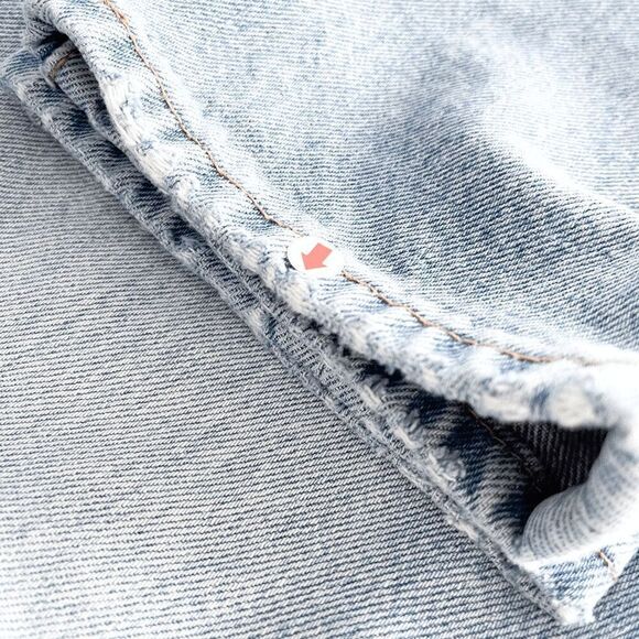 Levi Strauss & Co. Mens 501 Mid-Rise Straight-Leg Denim Jeans Blue Light-Wash 28 - Picture 13 of 14